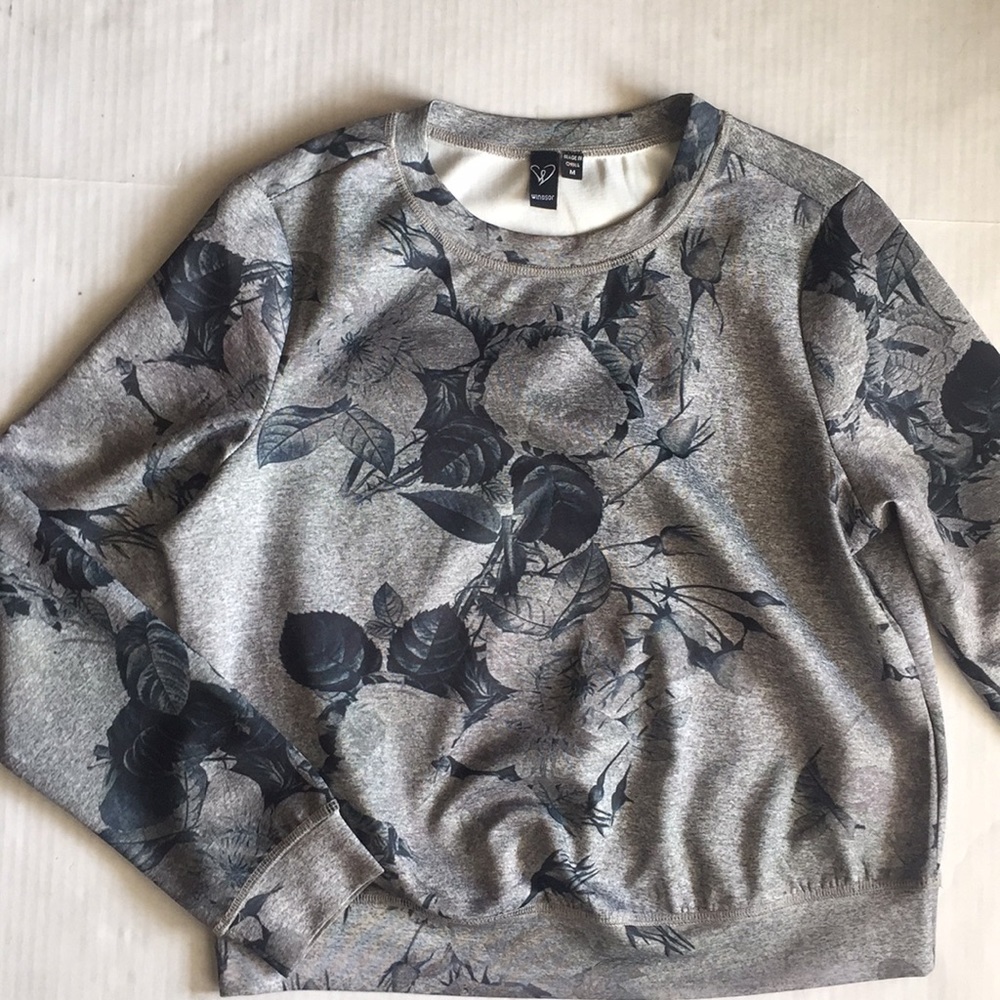 Windsor floral long sleeve sweater